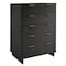 Manhattan Comfort Granville Dark Grey 3-Drawer Dresser and 5-Drawer Chest, Set of 2 GRAN025 - alternate 3